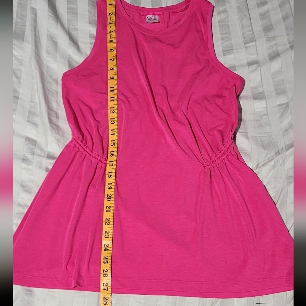 Athleta Air Out Cinch Pink Tank Medium - Picture 9 of 10